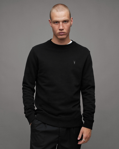 Allsaints Raven Sweatshirt In Black