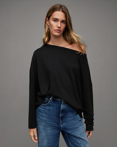 Allsaints Rita T-shirt In Black