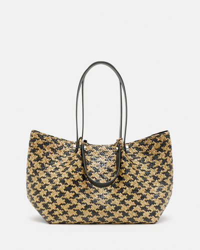 ALLSAINTS ALLSAINTS ALLINGTON STRAW TOTE BAG