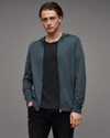 Allsaints Mode Merino Zip Hoodie In Blue