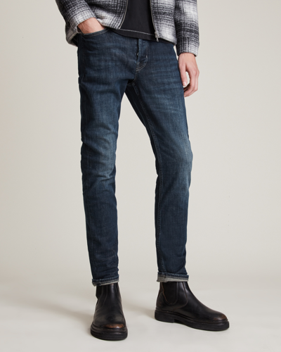 Allsaints Rex Slim Fit Soft Stretch Denim Jeans In Indigo