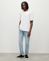 Allsaints Isac Oversized Crew Neck T-shirt In Optic White