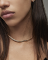 ALLSAINTS ALLSAINTS FLAT SNAKE GOLD-TONE NECKLACE,