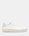 Allsaints Shana Leather Sneakers In White
