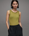 Allsaints Rina Tank Top In Green