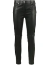 GIVENCHY GIVENCHY SKINNY LEATHER TROUSERS - BLACK,17X560265412173516