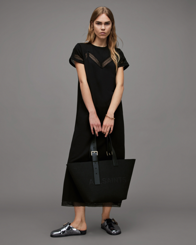 button down shirt dress maxi Shoals Denim Maxi Shirt Dress in Light Indigo