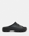 Allsaints Eclipse Flatform Slides In Black