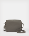 Allsaints Women's Leather Captain Lea Square Crossbody Bag In Grey