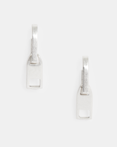 Allsaints Zosia Silver-tone Earrings In Metallic