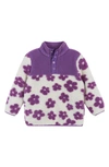 ANDY & EVAN KIDS' FLORAL PULLOVER SWEATER