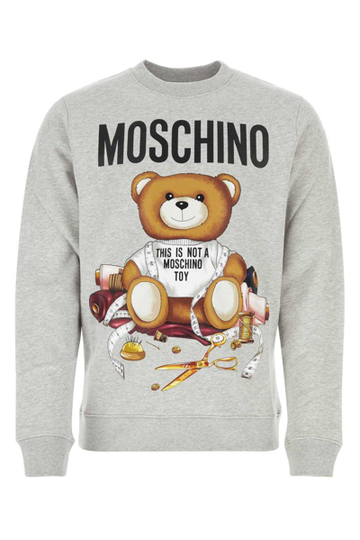 Moschino Teddy Bear Printed Crewneck Sweatshirt In 1485