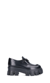 PRADA MONOLITH LOGO LOAFERS