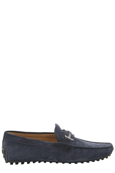 Tod's Gommino Logo Plaque Loafers In U805