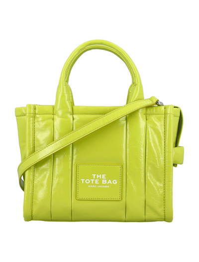 Marc Jacobs The Mini Tote Bag In Acid Lime