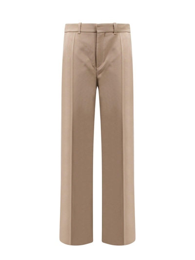 Chloé Flared Tailored Trousers In Beige