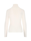 P.a.r.o.s.h Ribbed Turtleneck Sweater In Panna
