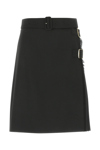 Burberry Women's Stretch Polyester Blend Skirt In Black