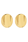 SAINT LAURENT ROUND CLIP-ON EARRINGS