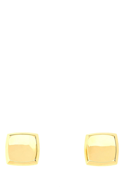 Saint Laurent Woman Gold Metal Earrings In Oro