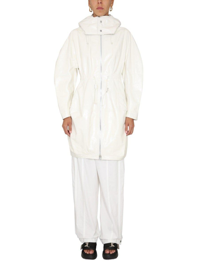 Bottega Veneta Hooded Parka In White