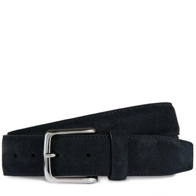 Tod's Classic Buckle Belt In Blue