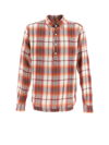 Barena Venezia Barena Check Print Cotton Blend Shirt In Ecru`