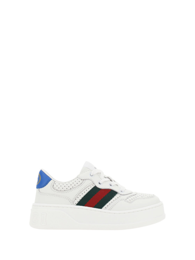 Gucci Kids' Sneakers In Bianco