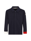 MONCLER BUTTON DETAILED LONG-SLEEVED POLO SHIRT