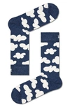 Happy Socks Cloudy Socks In Navy