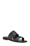 Calvin Klein Mellac Slide Sandal In Black- Manmade