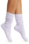 Ugg Ribbed Crew Socks In Wild Indigo