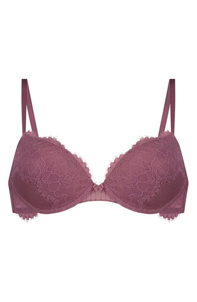 Hunkemoller Bliss Padded Underwire Bra In Grape Nectar