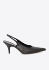 THE ROW 75 SLINGBACK POINTED HEELS
