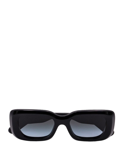Chloé Eyewear Rectangular Frame Sunglasses In Black