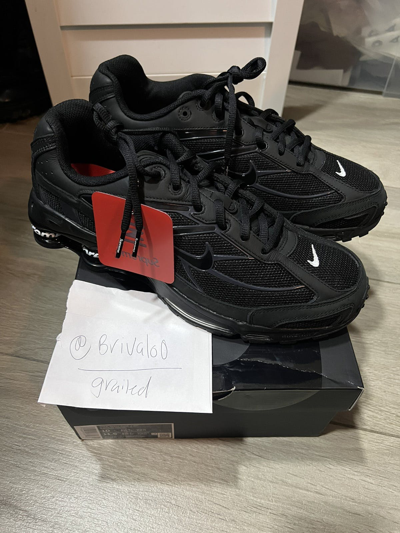 Pre-owned Nike X Supreme Nike Shox Ride 2 Sp Shoes In Black