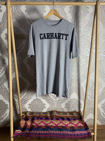 Pre-owned Avant Garde X Carhartt Vintage Carhartt T-shirt Streetwear Y2k In Grey
