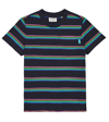 Scotch & Soda Striped Cotton Jersey T-shirt In Multicoloured