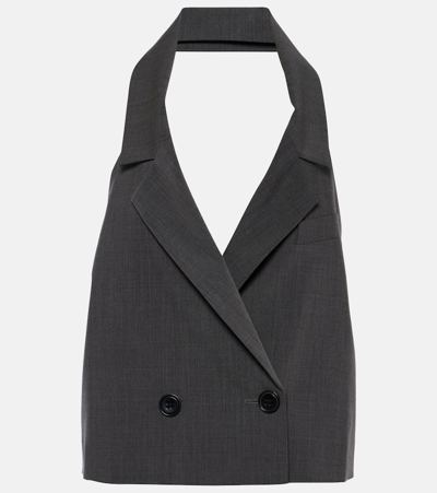 Dorothee Schumacher Modern Sophistication Waistcoat In Grey