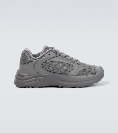 Ami Alexandre Mattiussi Ami Sn2023 Low-top Sneakers In Grey