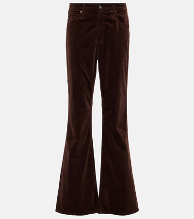 Ag Bootcut Jeans Farrah Aus Cord In Brown