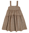 Paade Mode Bedrucktes Midikleid In Brown