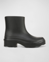 Vince Rubber Ankle Rain Boots In Black