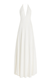Michael Lo Sordo Alexandra Silk-crepe Maxi Dress In Ivory