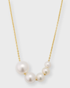 POPPY FINCH 14K YELLOW GOLD GRADUATED PEARL NECKLACE