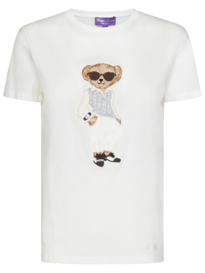 Polo Ralph Lauren Ralph Lauren  Cable Bear T-shirt Tshirt In White