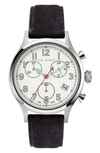 Ted Baker Lngisla Multi-function Leather Strap Watch, 42mm In Black