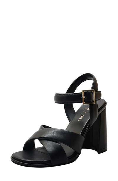 Kenneth Cole Women's Lessia Ankle Strap High Heel Sandals In Black
