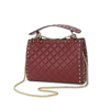 TIFFANY & FRED PARIS TIFFANY & FRED QUILTED & STUDDED LAMBSKIN LEATHER SHOULDER BAG