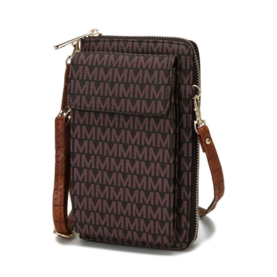 Mkf Collection By Mia K Mala Phone Wallet Crossbody Handbag In Beige
